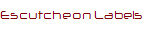 Escutcheon Labels